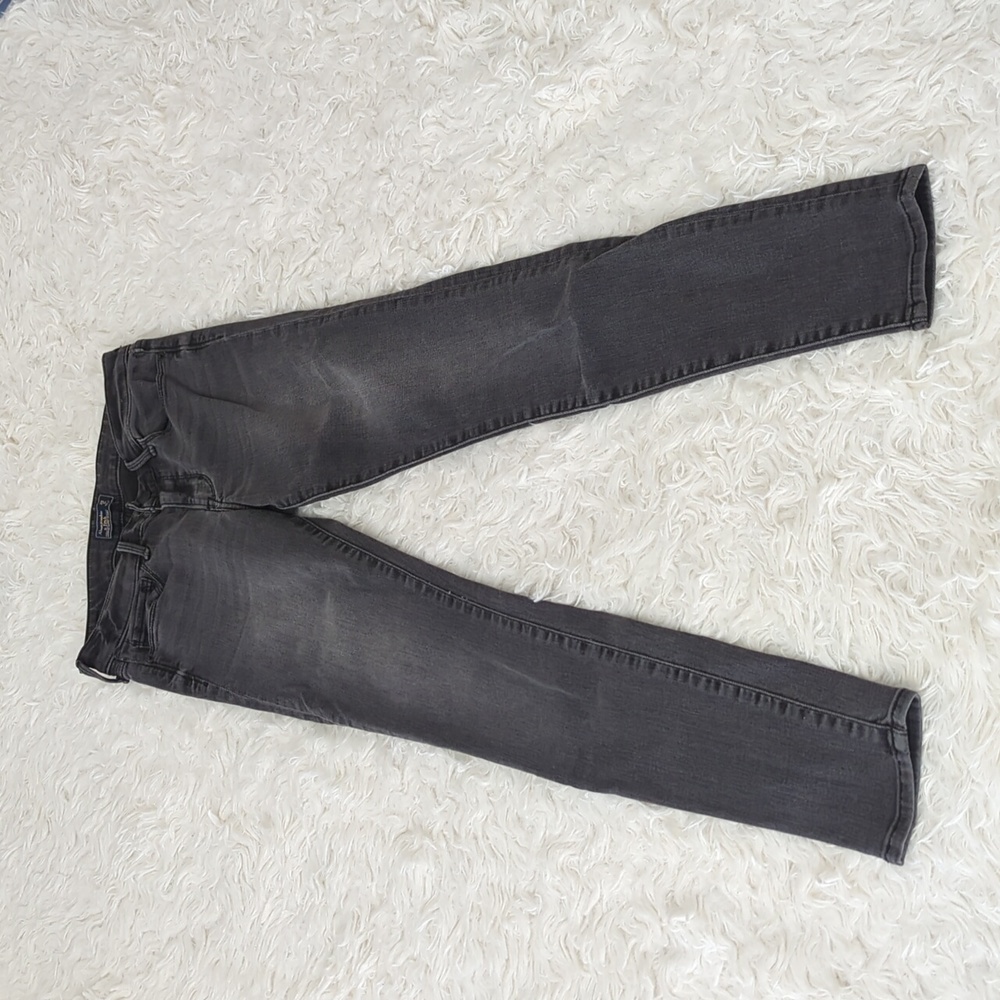 Gray A&F Skinny Jeans